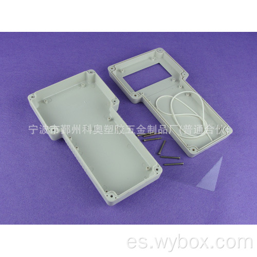 Caja de plástico de mano electrónica ABS Caja de alambre de caja de plástico con bisagras electrónica de mano PHH060 con tamaño 238X128X52mm
